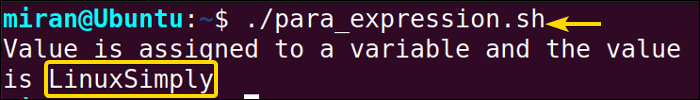 Using the Parameter Expression
