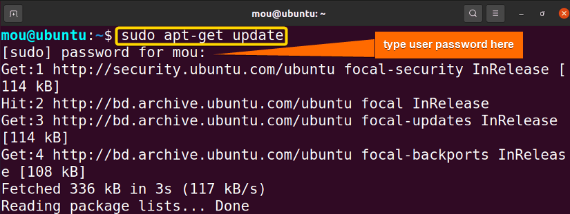 all the packages in Ubuntu is updating with apt-get command