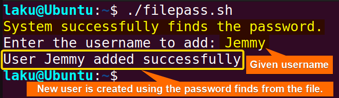 Reading password from file