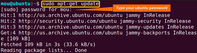 updating all the packages in the system using apt get