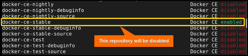 Disable this repository