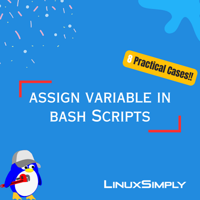 assign variable in bash script