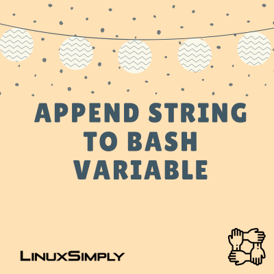 bash append string to variable