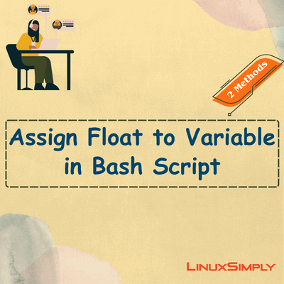 bash assign float to variable