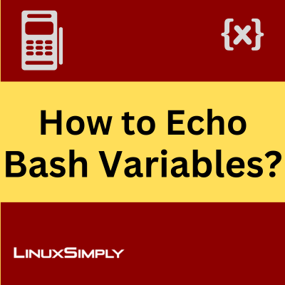Bash echo variable