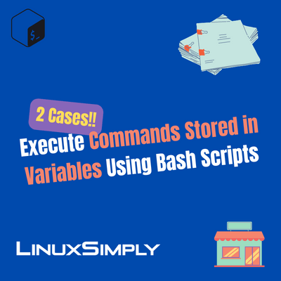 bash execute command in variable