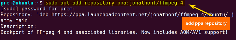 add ppa repository