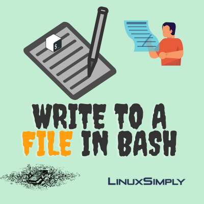 Write to file using Bash script