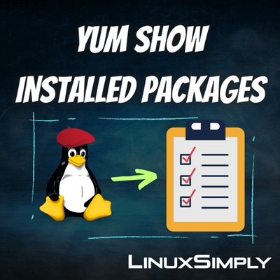 How to use the YUM package manager to show all installed packages in a Red Hat-based distribution using the command line interface (CLI)