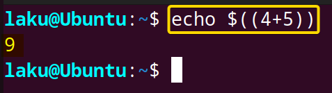 Arithmetic expansion in Bash