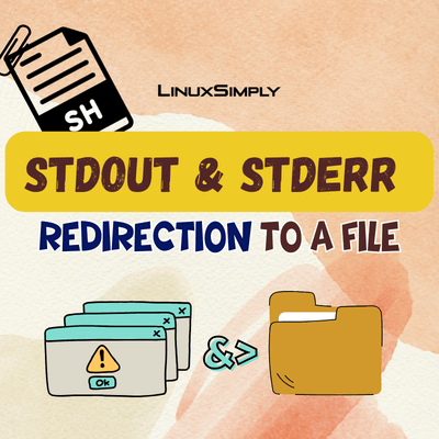 bash redirect stdout and stderr to file