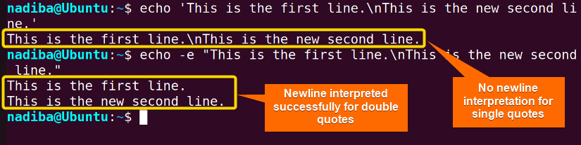 Interpreting Newline character (\n)