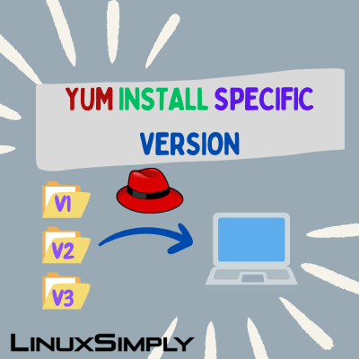 How to use the yum package manager to install a specific version of an app package in Red Hat-based distributions using the command line interface (CLI)