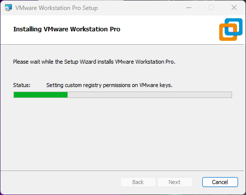 Shows installation status 