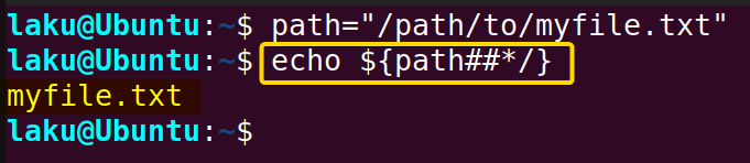 Remove longest matching from the beginning of a parameter
