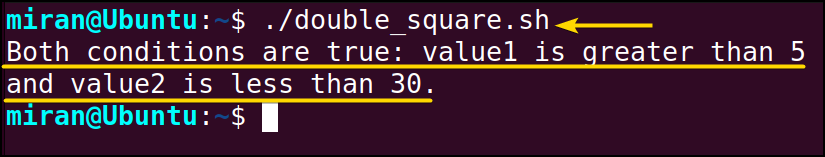  Using Double Square Brackets with AND (&&) Operator