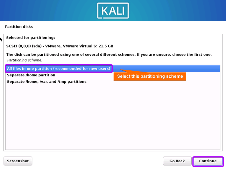 A Comprehensive Guide On Installing Kali Linux On VMware - LinuxSimply