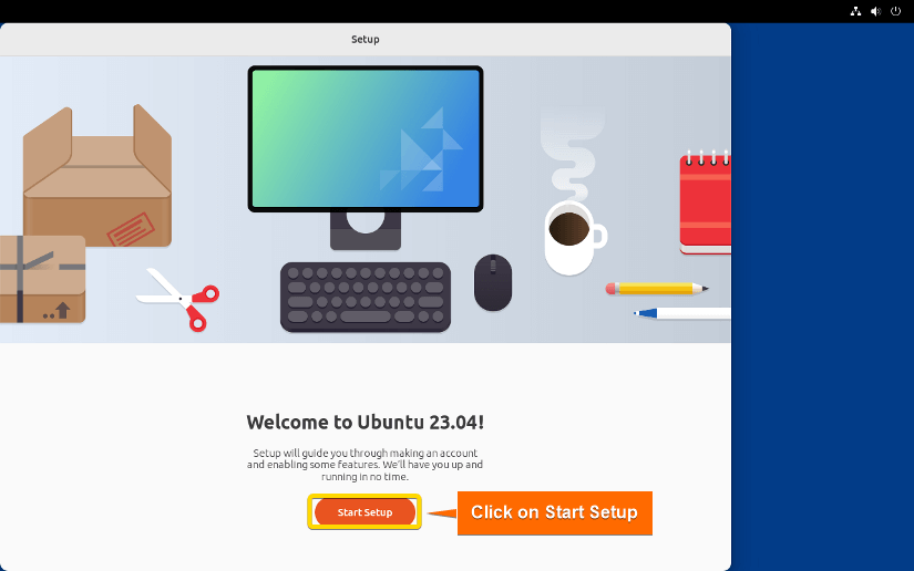 start setup ubuntu