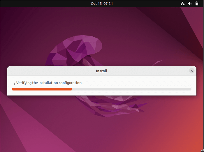 unattended ubuntu installation on virtualbox going on