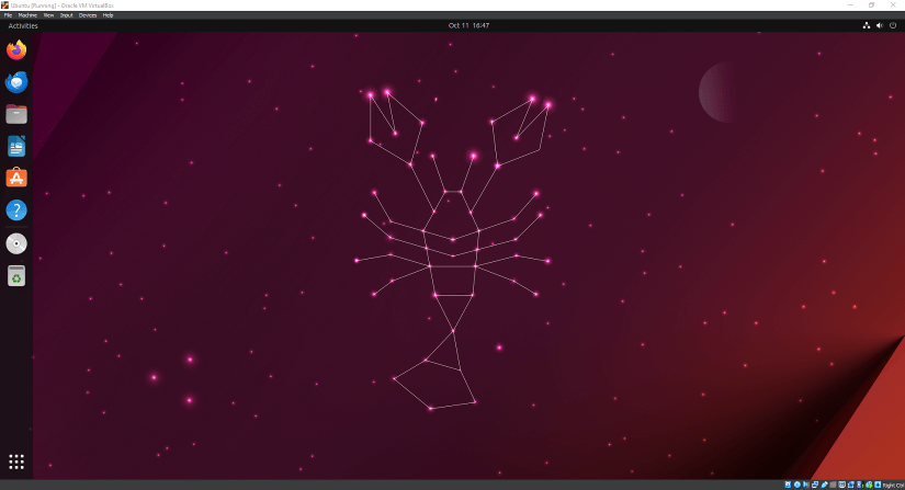 ubuntu interface is now opening on full screen
