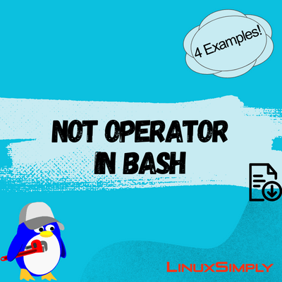 bash not operator