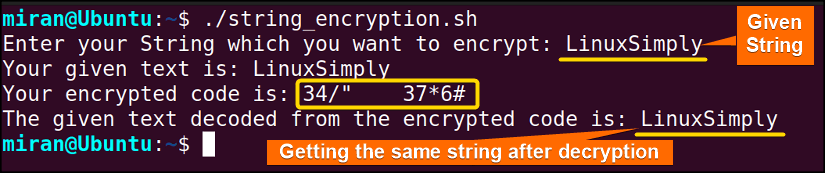 XOR Hex String Encryption and Decryption in Bash Script