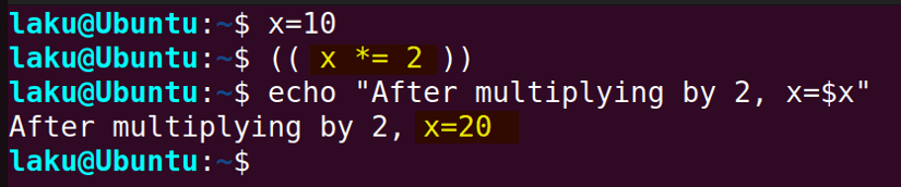 Multiply by a constant in Bash