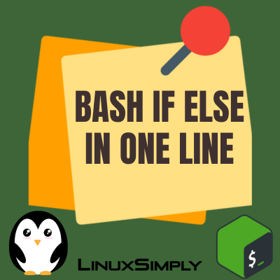 bash if else condition in one line