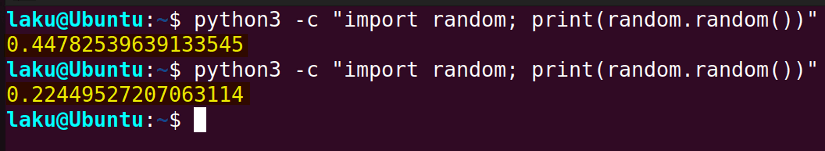 Generating random numbers using Python random module