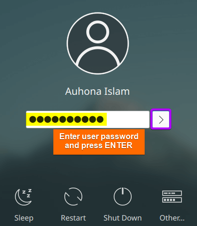 Login to User account