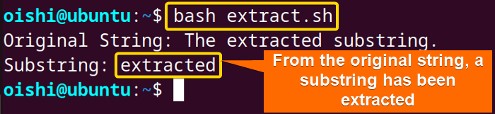 Extract substring from string using parameter expansion in bash 