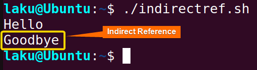 Indirect variable referencing in Bash function