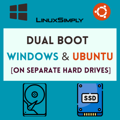 dual boot windows and ubuntu on separate hard drives