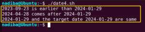 Learn to Compare Dates in Bash [4 Examples] - LinuxSimply