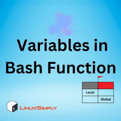 bash function variable