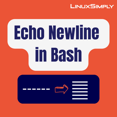Echo newline in Bash.