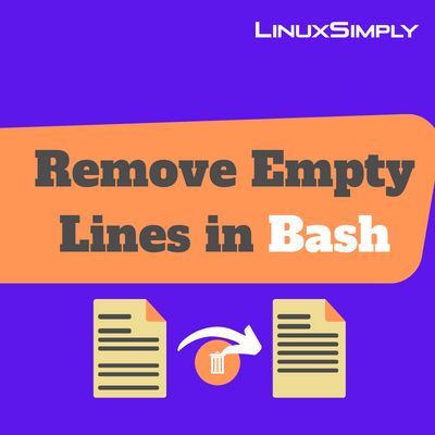 Remove the empty lines from multiline string or files in Bash.