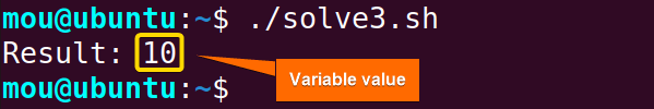 solution of unset variable value error