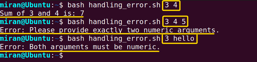 Using Conditional “if-else” Statement to Handle Error-2