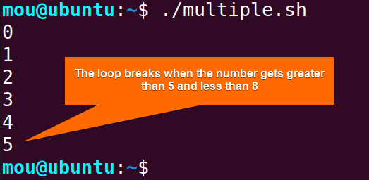 break while loop based on a multiple conditions