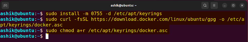 downloading docker keyring
