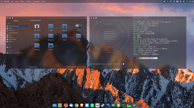 KDE Neon as one of the best ubuntu based Linux Distros