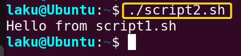 Calling function of separate script in a script