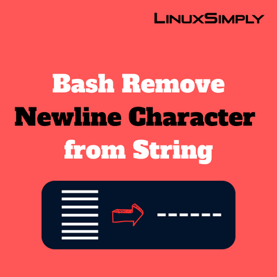 Bash remove newline character from string