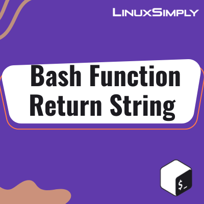 How to Return String From Bash Function