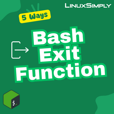 Bash exit function