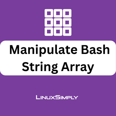 Bash string array.
