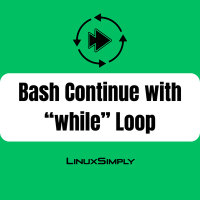 bash while loop continue