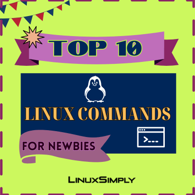 feature image of top 10 commands for newbies