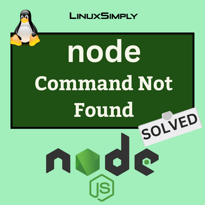 bash node command not found error